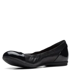 Best Clarks Women's , Rena Jazz Flat Black