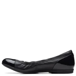 Online Clarks Women's , Rena Jazz Flat Black