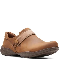 Hot Clarks Women's , Roseville Dot Slip-On Tan