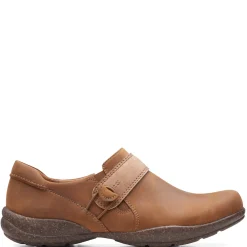 Hot Clarks Women's , Roseville Dot Slip-On Tan