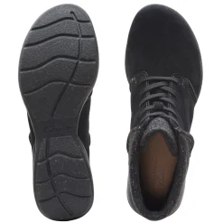 New Clarks Women's , Roseville Lace Boot Black