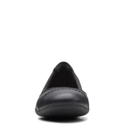 Online Clarks Women's , Sara Bay Flat Black