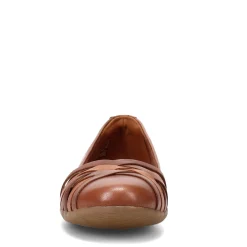 Clarks Women's , Sara Clover Flat Mahogany