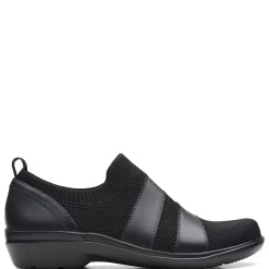 Online Clarks Women's , Sashlyn Edge Slip-On Black