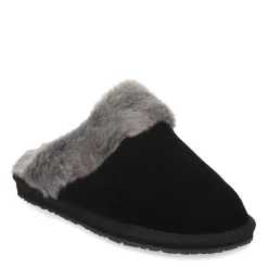 New Clarks Women's , Scuff Slipper Black