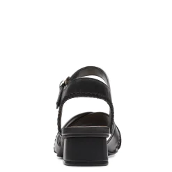 Best Clarks Women's , Serina 35 Cross Sandal Black Leather