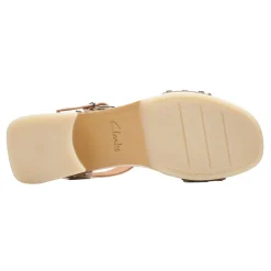 Discount Clarks Women's , Sivanne Bay Sandal Ivory Interest Leather