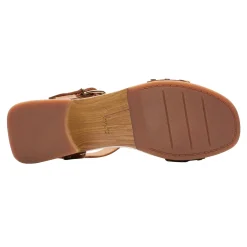 Hot Clarks Women's , Sivanne Bay Sandal Tan Interest Leather