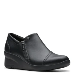 New Clarks Women's , Suttyn Zip Bootie Black