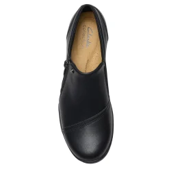 New Clarks Women's , Suttyn Zip Bootie Black