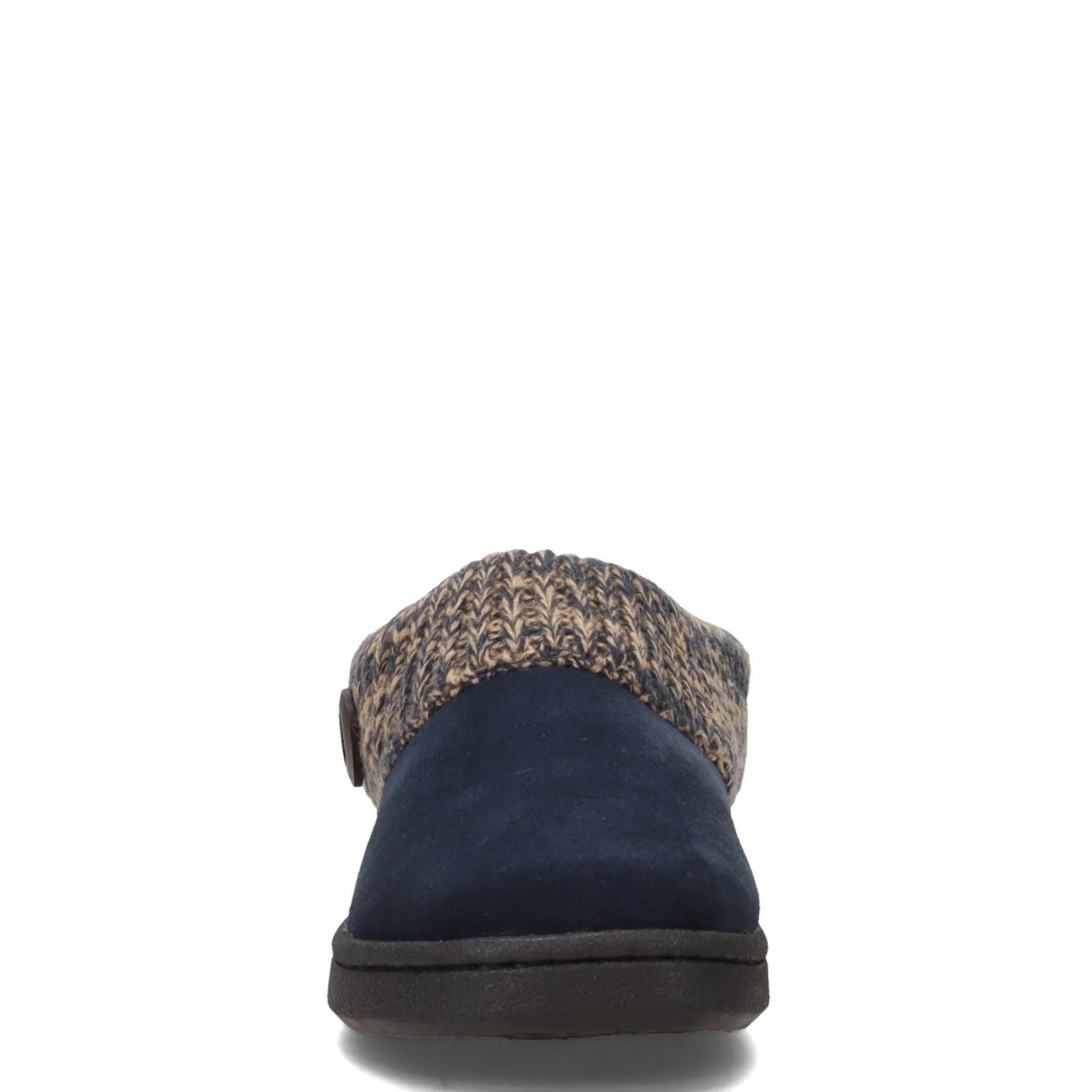 New Clarks Women's , Sweater Collar Slipper Clog Navy