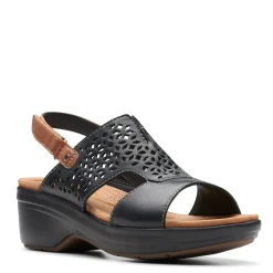 Sale Clarks Women's , Tuleah Sun Sandal Black Leather