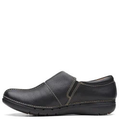 New Clarks Women's , Un Loop Ave Slip-On Black