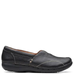 Clearance Clarks Women's , Un Loop Stride Slip-On Black