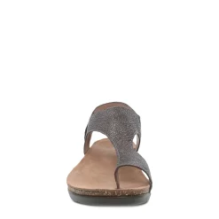 Discount Dansko Women's , Reece Thong Sandal Pewter Metallic