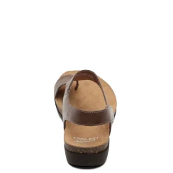 Dansko Women's , Reece Thong Sandal Stone Waxy Burnished