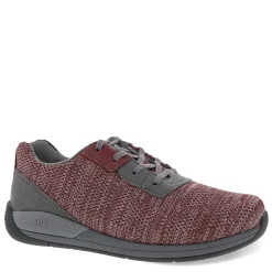 Drew Shoes Women's Drew, Terrain Sneaker Wine/Grey Knit
