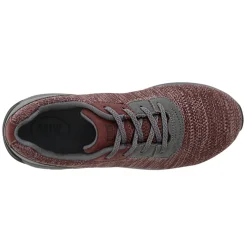 Drew Shoes Women's Drew, Terrain Sneaker Wine/Grey Knit