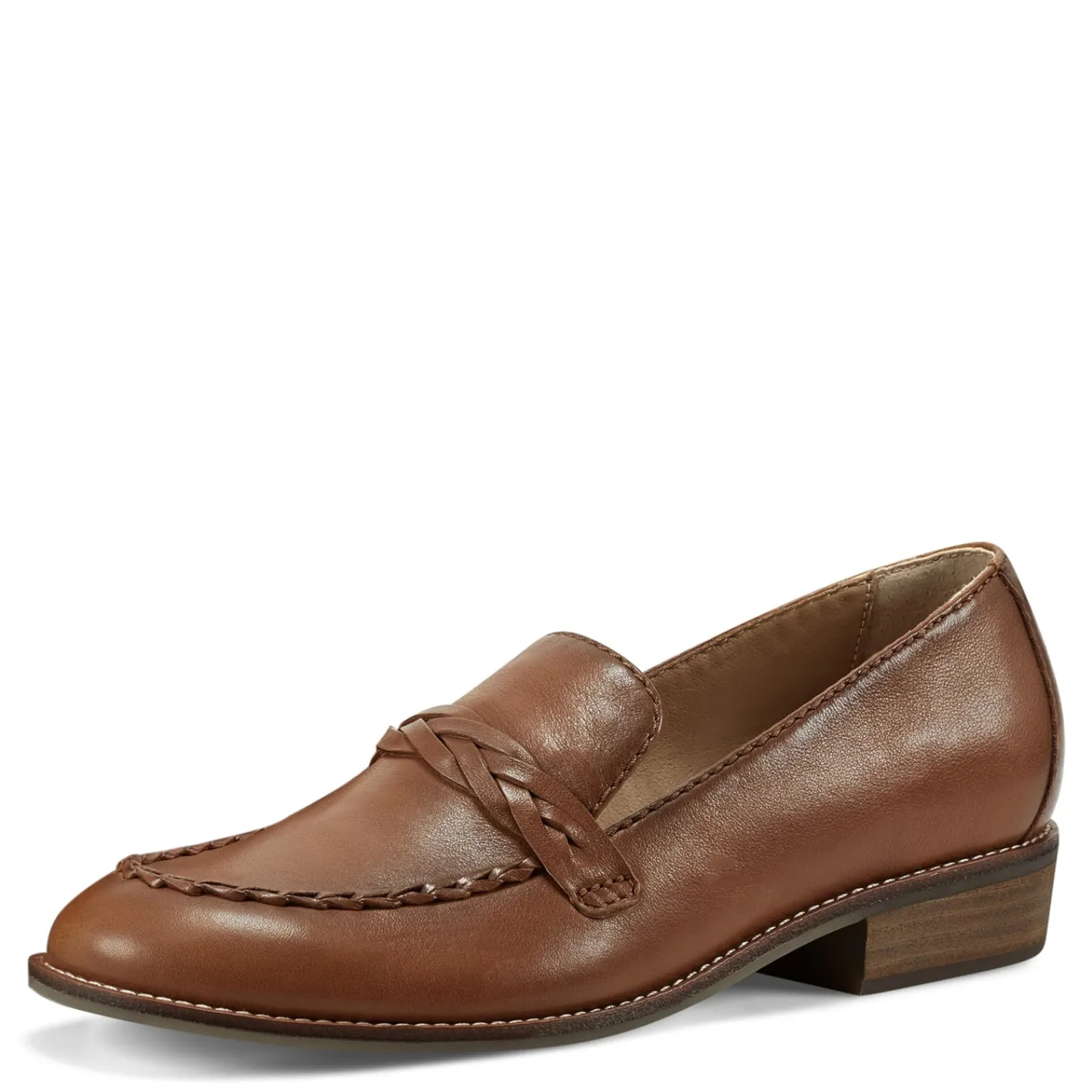Discount Earth Women's , Edie Loafer Medium Brown