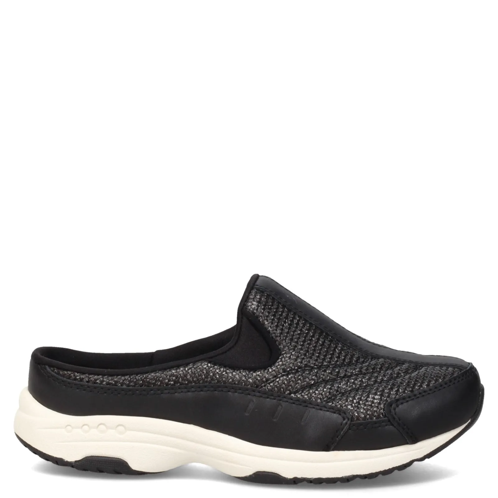 New Easy Spirit Women's , Traveltime Classic Clog Black Woven