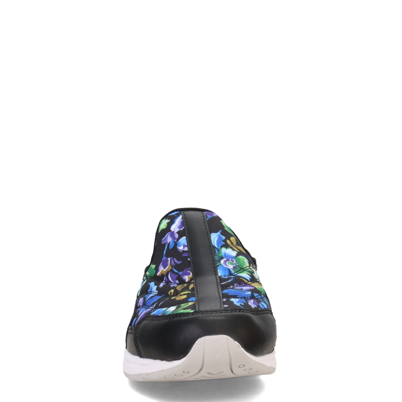 Hot Easy Spirit Women's , Traveltime Classic Clog Black Blue Purple Floral