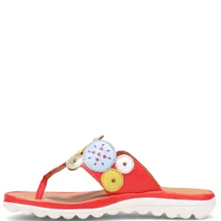 Eric Michael Women's , Sun Sandal Red