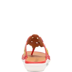 Eric Michael Women's , Sun Sandal Red