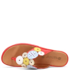 Eric Michael Women's , Sun Sandal Red