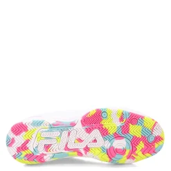Hot Fila Women's , Double Bounce 3 Pickleball Shoe Wht/Wht/Mult