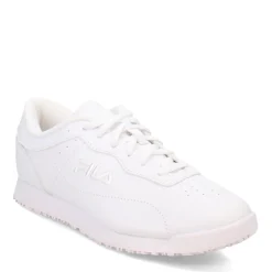 Sale Fila Women's , Memory Viable SR Work Sneaker - Wide Width White
