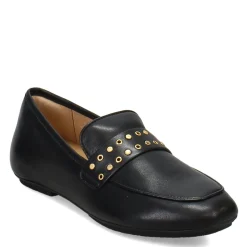Outlet FitFlop Women's , Delicato Stud-and-Eyelet Loafer Black