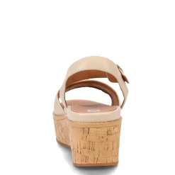 FitFlop Women's , Eloise Cork Wrap Strap Sandal Beige