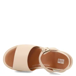 FitFlop Women's , Eloise Cork Wrap Strap Sandal Beige