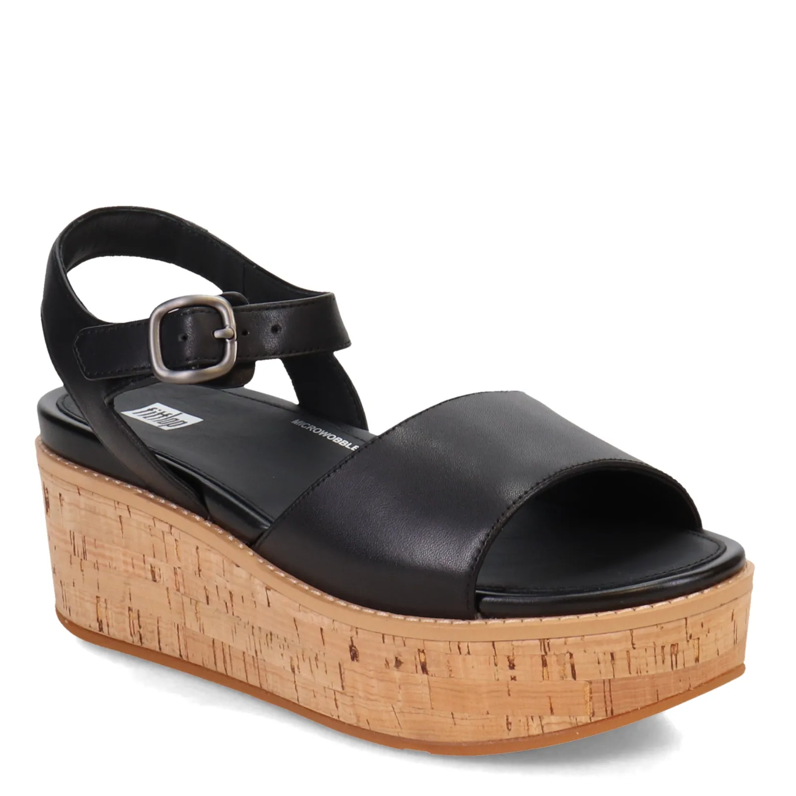 Sale FitFlop Women's , Eloise Cork Wrap Strap Sandal Black