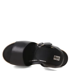 Sale FitFlop Women's , Eloise Cork Wrap Strap Sandal Black