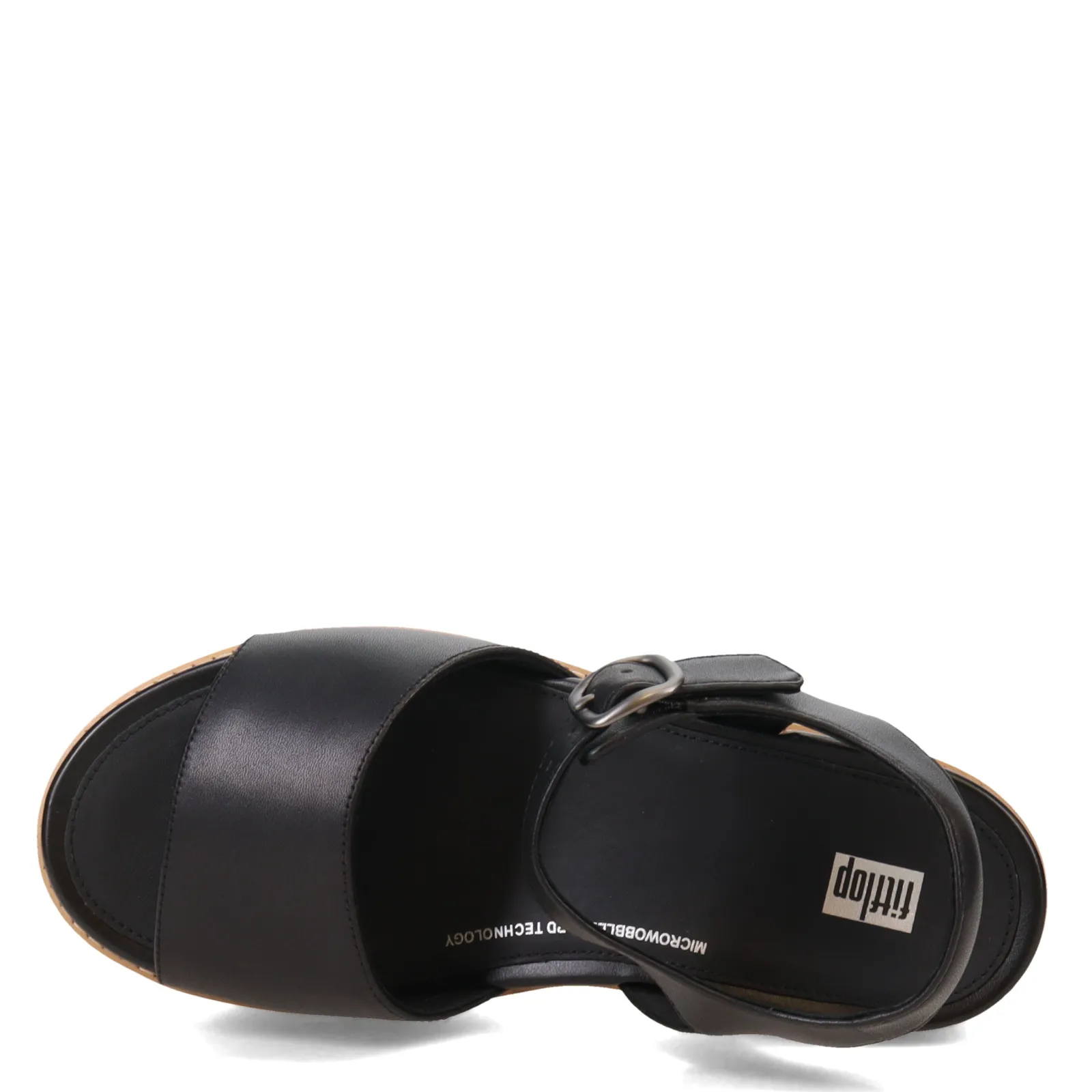 Sale FitFlop Women's , Eloise Cork Wrap Strap Sandal Black