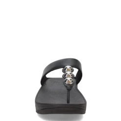 Best FitFlop Women's , Fino Mirror Dome Toe-Post Sandal Black