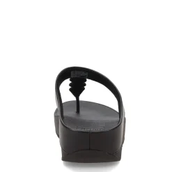 Best FitFlop Women's , Fino Mirror Dome Toe-Post Sandal Black