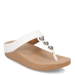 Sale FitFlop Women's , Fino Mirror Dome Toe-Post Sandal Urban White