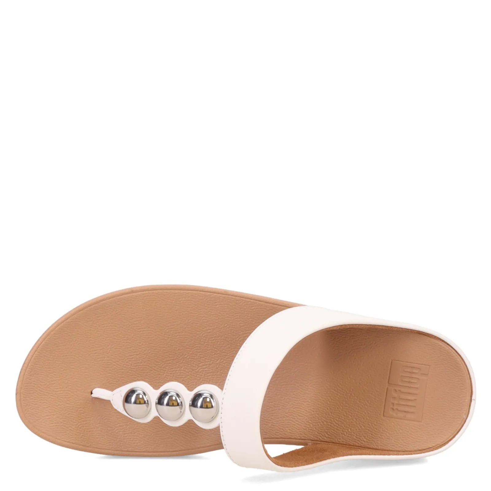 Sale FitFlop Women's , Fino Mirror Dome Toe-Post Sandal Urban White