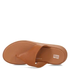 Clearance FitFlop Women's , F-Mode Flatform Toe-Post Sandal Light Tan