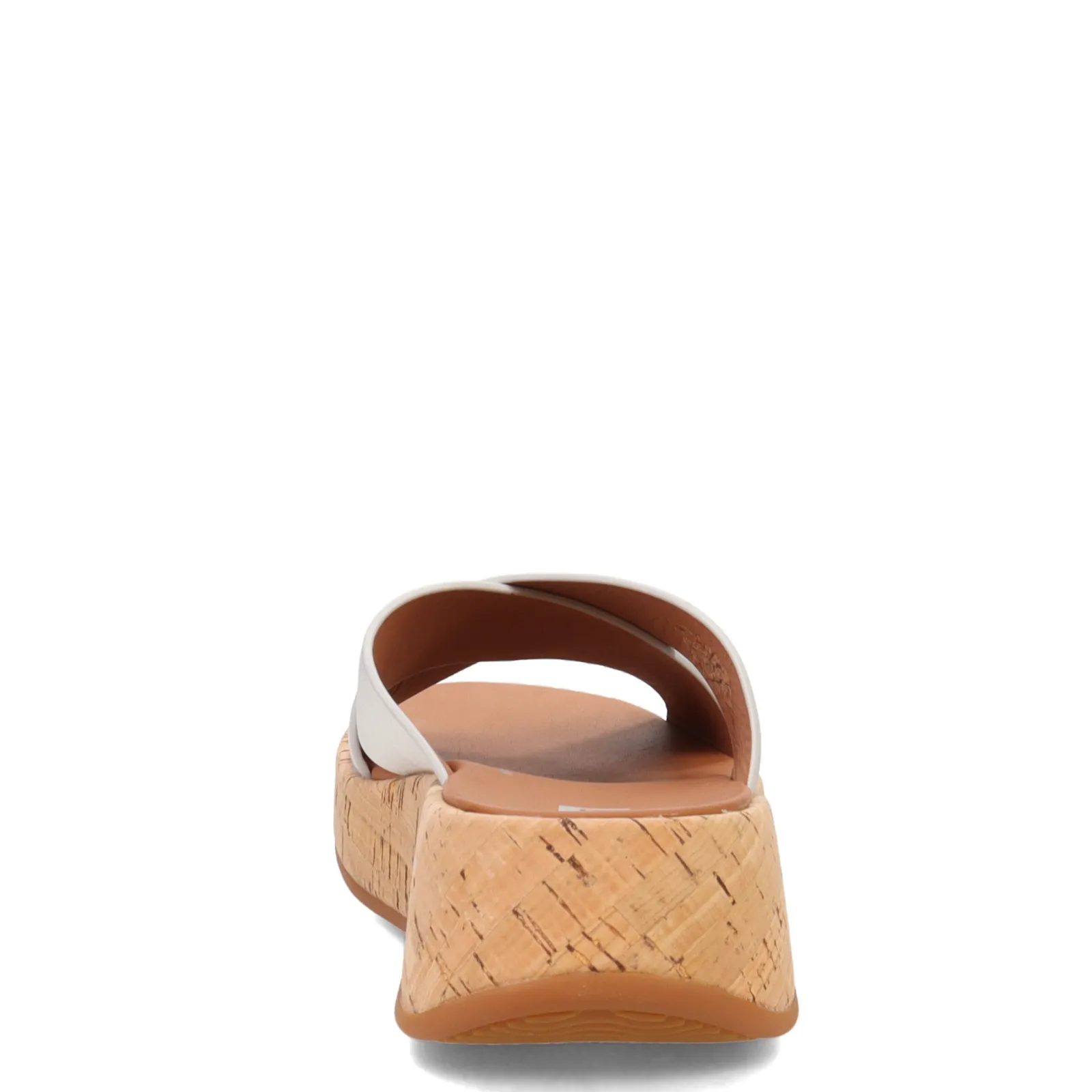 Online FitFlop Women's , F-Mode Flatform Cross Slide Silver