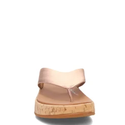 Best FitFlop Women's , F-Mode Flatform Toe Post Sandal Rose Gold