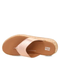 Best FitFlop Women's , F-Mode Flatform Toe Post Sandal Rose Gold