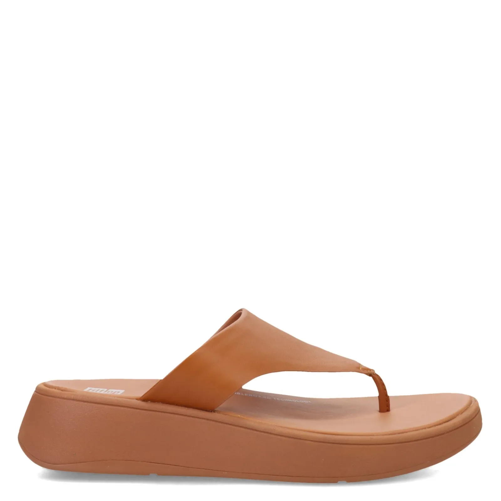 Outlet FitFlop Women's , F-Mode Flatform Toe-Post Sandal Light Tan