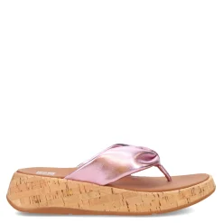 Clearance FitFlop Women's , F-Mode Twist Flatform Thong Sandal Metallic Wild Lilac