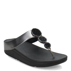 FitFlop Women's , HALO Bead-Circle Toe-Post Sandal Pewter