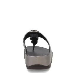 Discount FitFlop Women's , HALO Bead-Circle Toe-Post Sandal Pewter