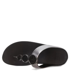 Discount FitFlop Women's , HALO Bead-Circle Toe-Post Sandal Pewter