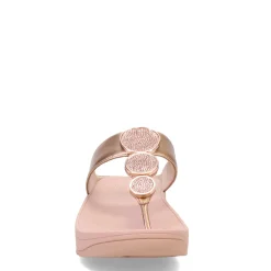 Sale FitFlop Women's , HALO Bead-Circle Toe-Post Sandal Rose Gold